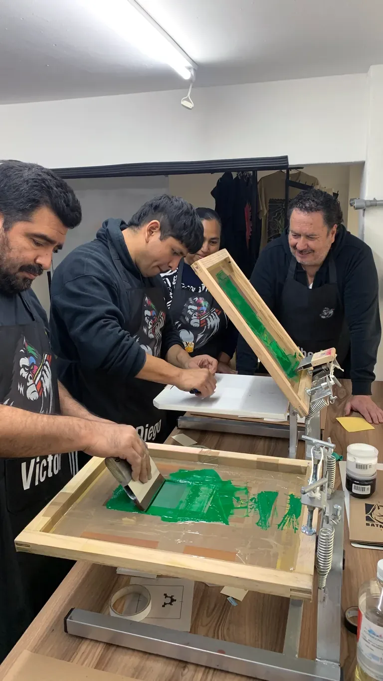 Curso de serigraf&iacute;a b&aacute;sica en GoroLab